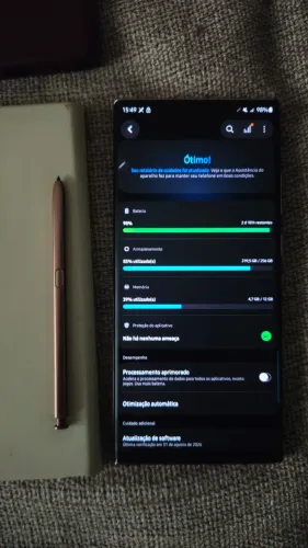 Note 20 ultra 256 gb 12 RAM 108mp bronze, raro e bem conservado