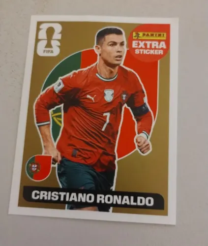 Figurinha Panini Cristiano Ronaldo Gold