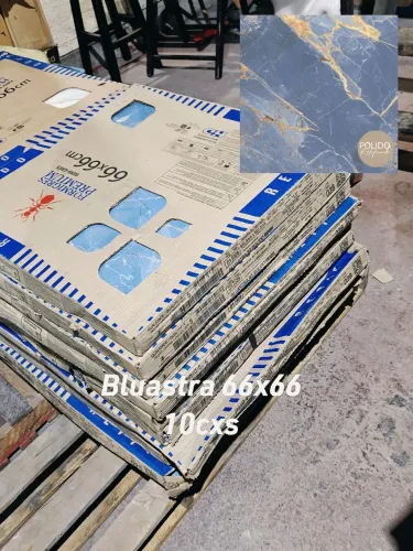 Cerâmica Bluastra Polido 66x66 - Lote 10 Caixas (21m²) - A partir de 1.100