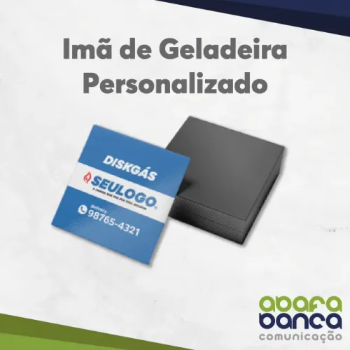 Imã de geladeira personalizado - 500 unids