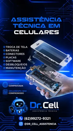 Assistência Técnica especializa em manutenção de celulares (Android e iPhone)