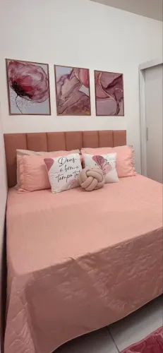 Cabeceira de Cama - Rosa