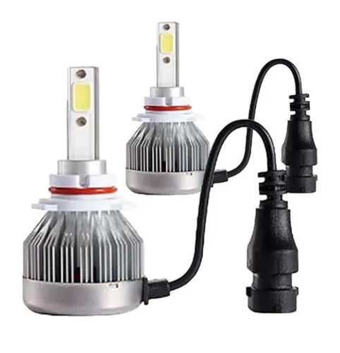 Par Lampada Farol HB3 40w 4200Lm Branco  12v e 24v Farol Alto