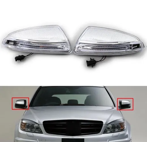 Par Pisca Retrovisor Mercedes Benz C180 C200 2007 2008 e 2009
