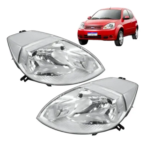 Farol Ford Ka Cromado 2008 2009 2010 2011 2012 2013 Novo