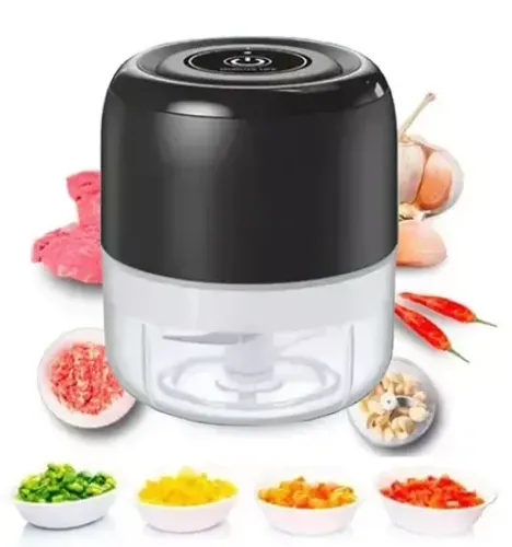 Mini Processador Triturador Sem Fio Elétrico 150ML De Alimentos Legumes Alho z334 