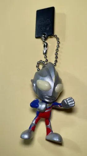 Ultraman Chaveiro Altura 5 cm Bandai Original Keychain p/ fãs de super sentai metal heroes