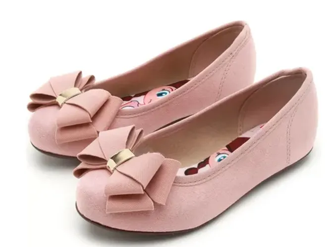 Sapatilha Infantil Laço Rosa Molekinha