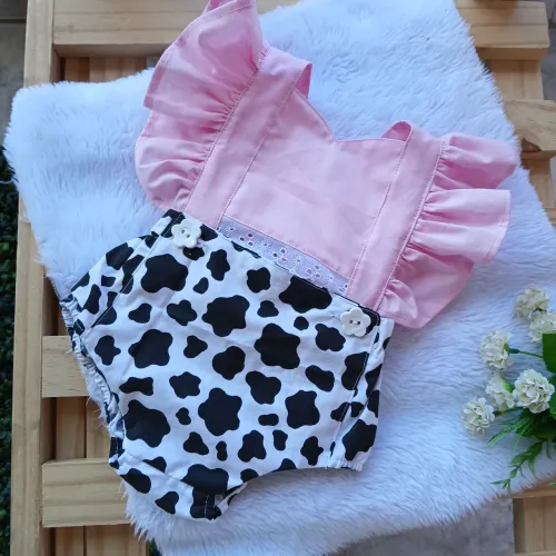 Body Bebê Menina - tema Vaqinha