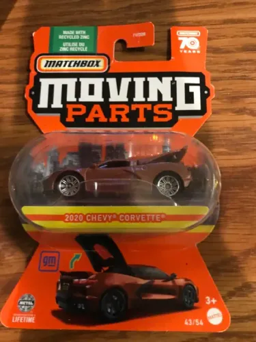 matchbox Corvette C8 2020 moving parts
