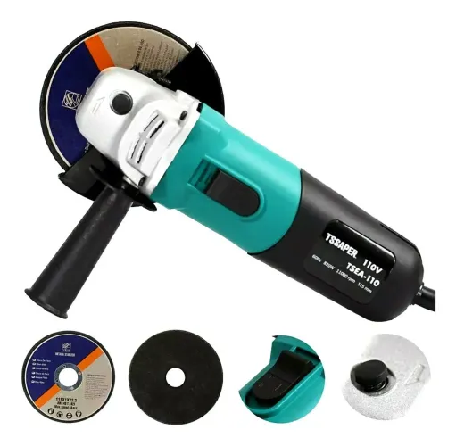 Esmerilhadeira Lixadeira Tssaper - Angular 820w 4.1/2 110v. - Pronta Entrega <br>