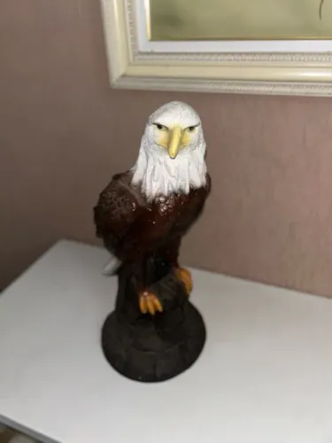 Águia Extra Grande Decorativo Estatueta Resina