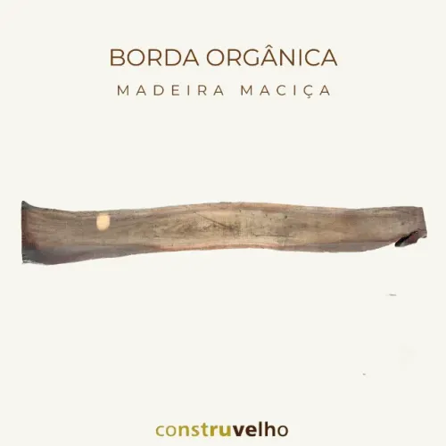 Prancha De Madeira Maciça Com Borda Orgânica