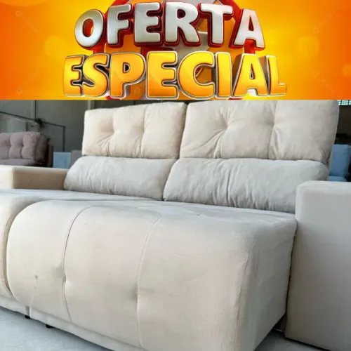 Sofá 3 lugares Novo Pronta Entrega
