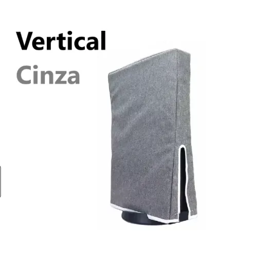 Capa proteção poeira ps5 Fat - horizontal ou vertical