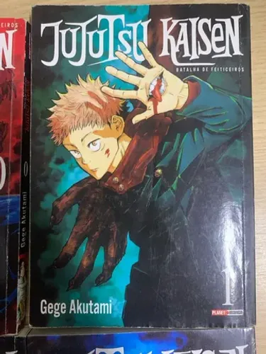 Manga Jujutsu Kaisen Vol 1 e 4