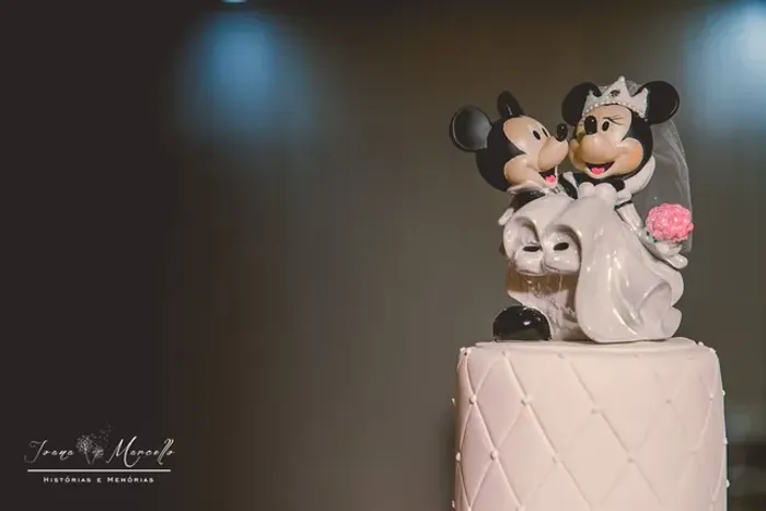 DIRETO do Parque da DISNEY! Lindo Topo bolo Mickey e Minnie comprado na Disney Park-Novo