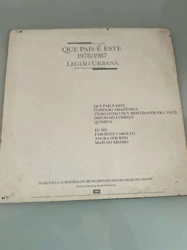 Lp Legião Urbana -Que País é este -disco de vinil