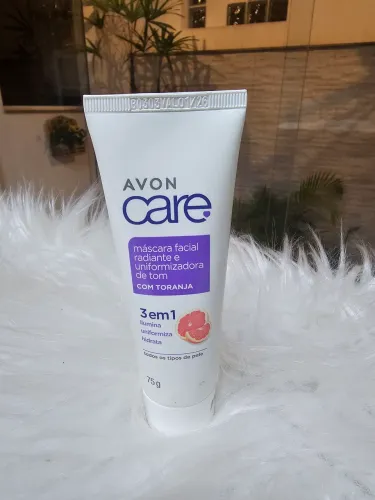 Máscara Facial Avon Care 3 em 1 com Toranja