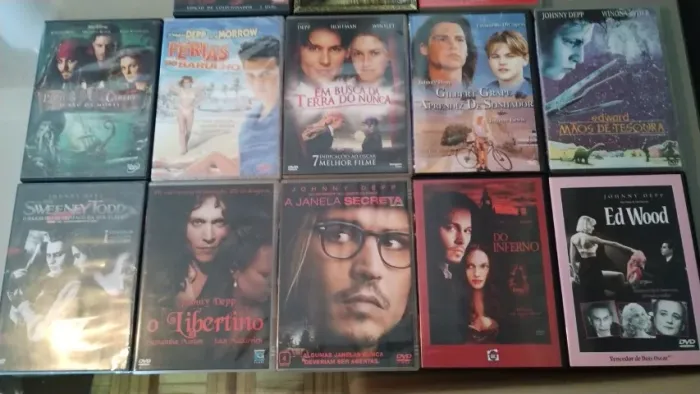 Coleção Dvds Johnny Depp