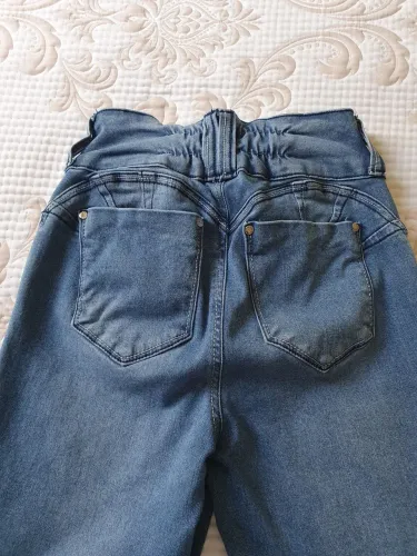 Calças Jeans Feminina Azul