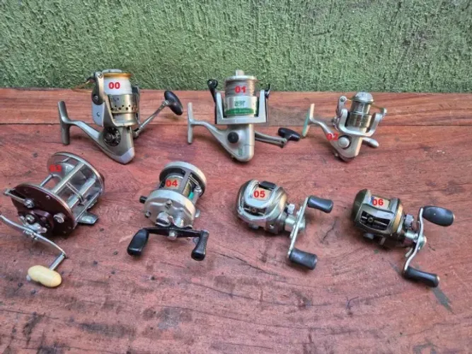 Tralha, itens de pesca (Favor Leiam a descrição)