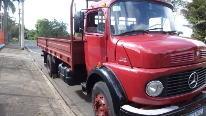mercedes 1313 ano 1978 toco turbo direção hidráulica carroceria em chapa semi nova