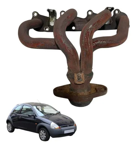 Coletor De Escapamento Descarga Ford Ka 1.0 8v 2005 Gl Usado