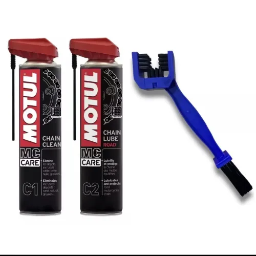 Kit Motul C1 + C2 com Escova Shiver - novo, nunca usado