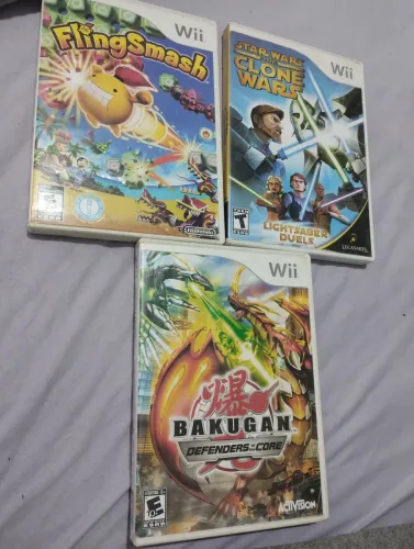 Jogos Wii: FlingSmash, Star Wars, Bakugan