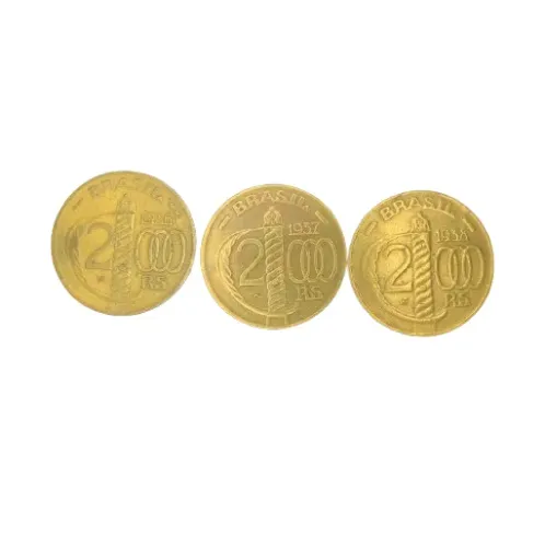 100 moedas 2000 réis duque de caixias para fazer aliança