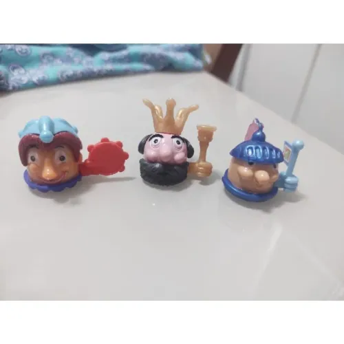 Coleção Cabeçudos Kinder Ovo - 3 Modelos