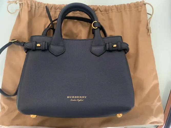 BOLSA ORIGINAL DA BURBERRY COM O CHAVEIRO THOMAS BEAR