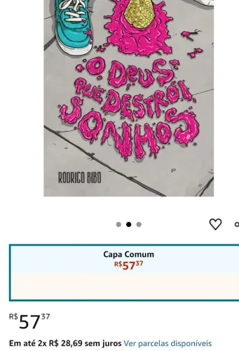 Livro" O Deus que destrói sonhos"
