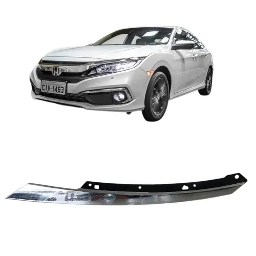 Friso esquerdo farol Honda civic G10 original 