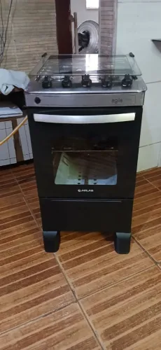 Fogão Atlas Agile com design moderno e fácil de usar