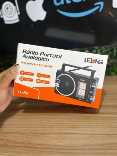Rádio Radinho Portátil Am Fm Energia E Pilha Analógico Retro