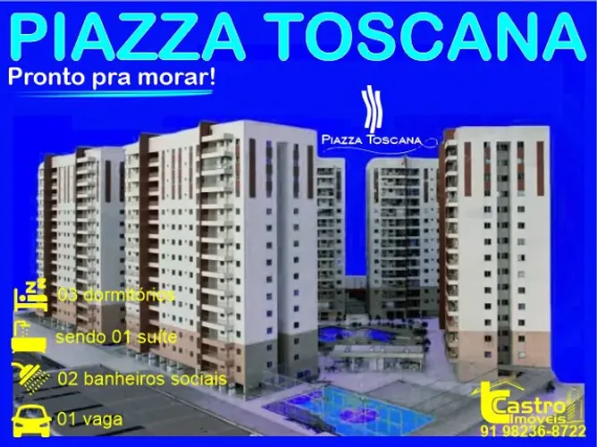 Pronto pra morar! PIAZZA TOSCANA. 3/4. 1 vaga. P303