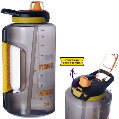 Produto NOVO - Garrafa de Água Fitness com design moderno e prático