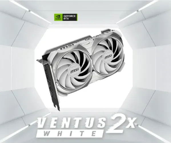 Placa de Video MSI RTX 4060 VENTUS X2 White