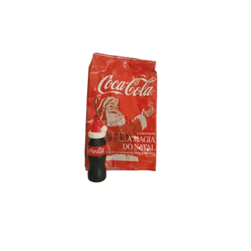 Colecionavel de Natal Garrafinha Coca-Cola Colorida