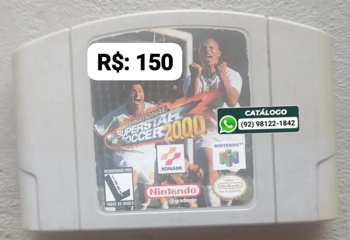 International Superstar Soccer 2000 Gradiente = R$: 150