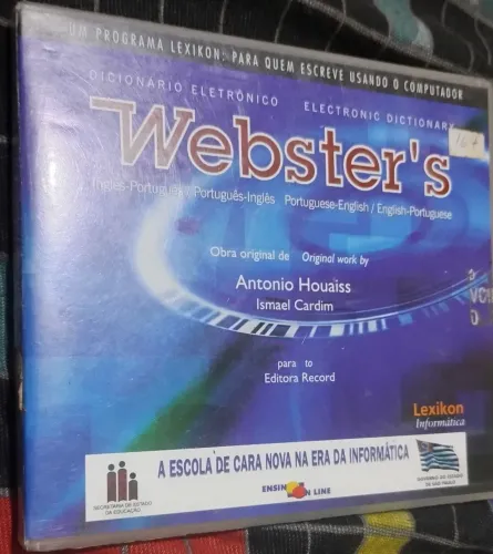 DICIONARIO ELETRONICO WEBSTER'S PORTUGUES-INGLES<br>