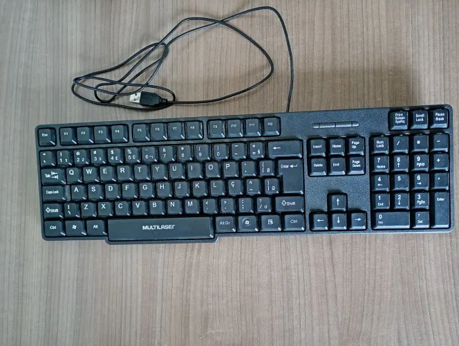 Teclado Multilaser USB - Novo e Funcional