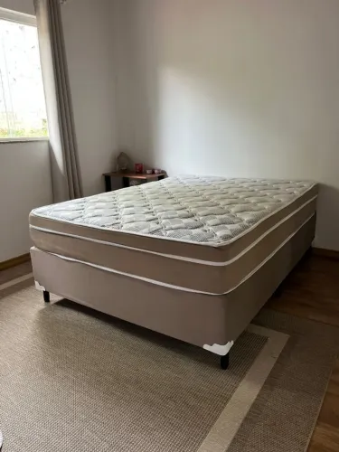 Cama Box Casal Ducci Colchão 138x188 Cm D45