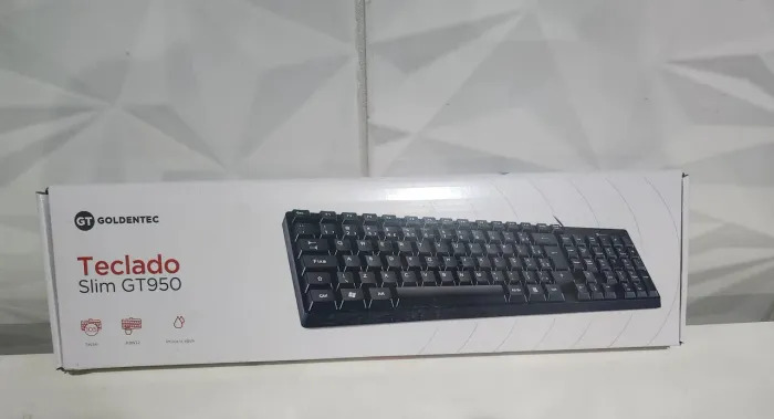 Teclado Slim GoldenTec GT950 - Novo