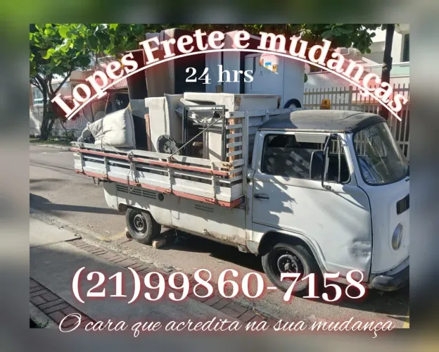 Frete,  entulhos e mudanças 