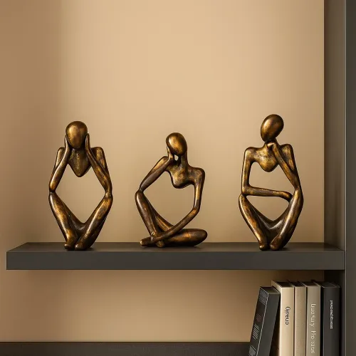 Trio Escultura Artesanal Nova 