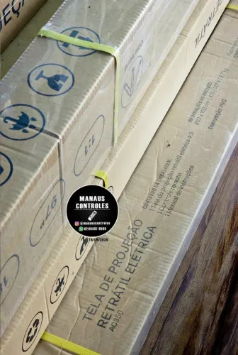 Tela de projeção elétrica 