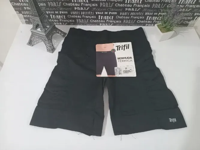 Short Masculino Preto - Tamanho P (Treino) Trifil 